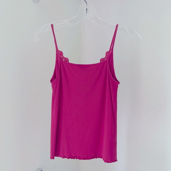 Ann Taylor Size Medium Raspberry Camisole - Picture 3 of 7